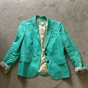 JCrew Teal Blazer